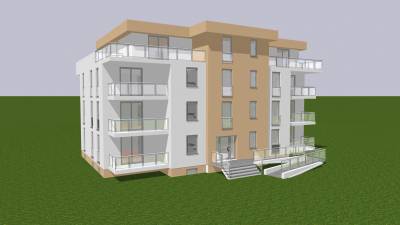 Visualisierung der neuen Stadtvilla