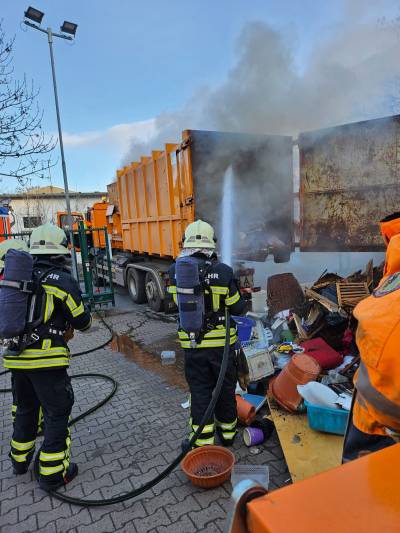 Brand mit Ursache Batterie / Akku (Quelle: Eigenbetrieb Stadtreinigung Leipzig)