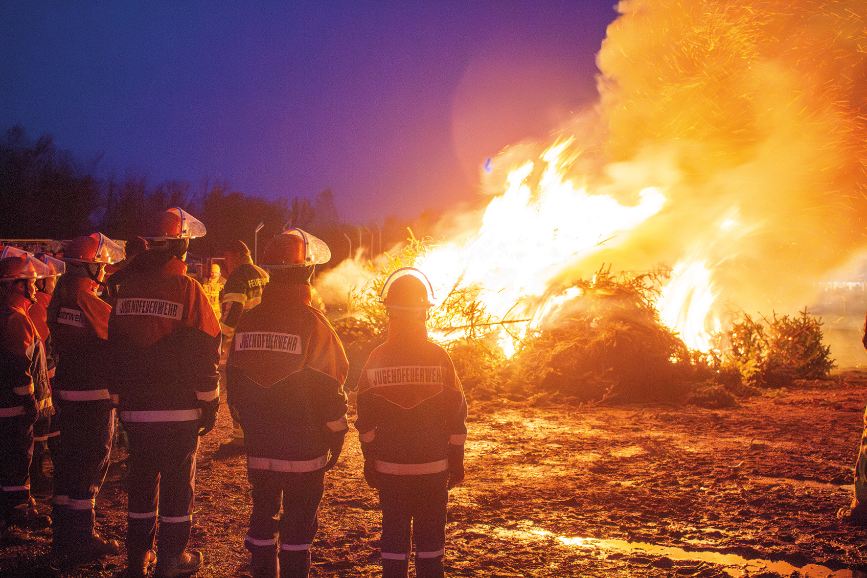 Neujahrsfeuer